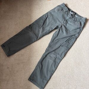 DUER live free adventure pant men’s pants cargo style 30x30 green